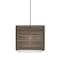 Besa Lighting Kirk 12 Cord Pendant, Bronze Finish, 1x9W LED 1JT-KIRK12-LED-BR - alternate 1
